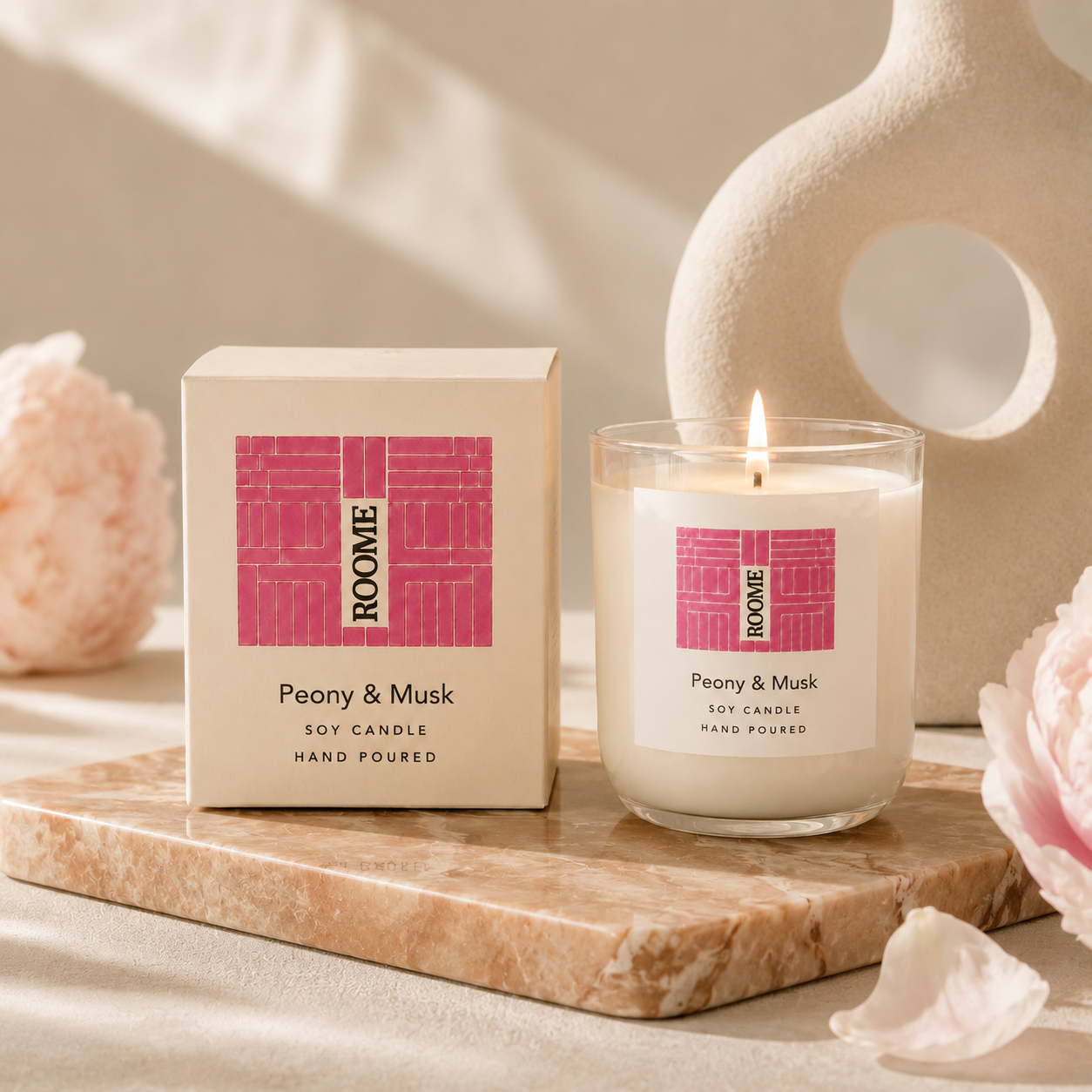 Peony & Musk Candle