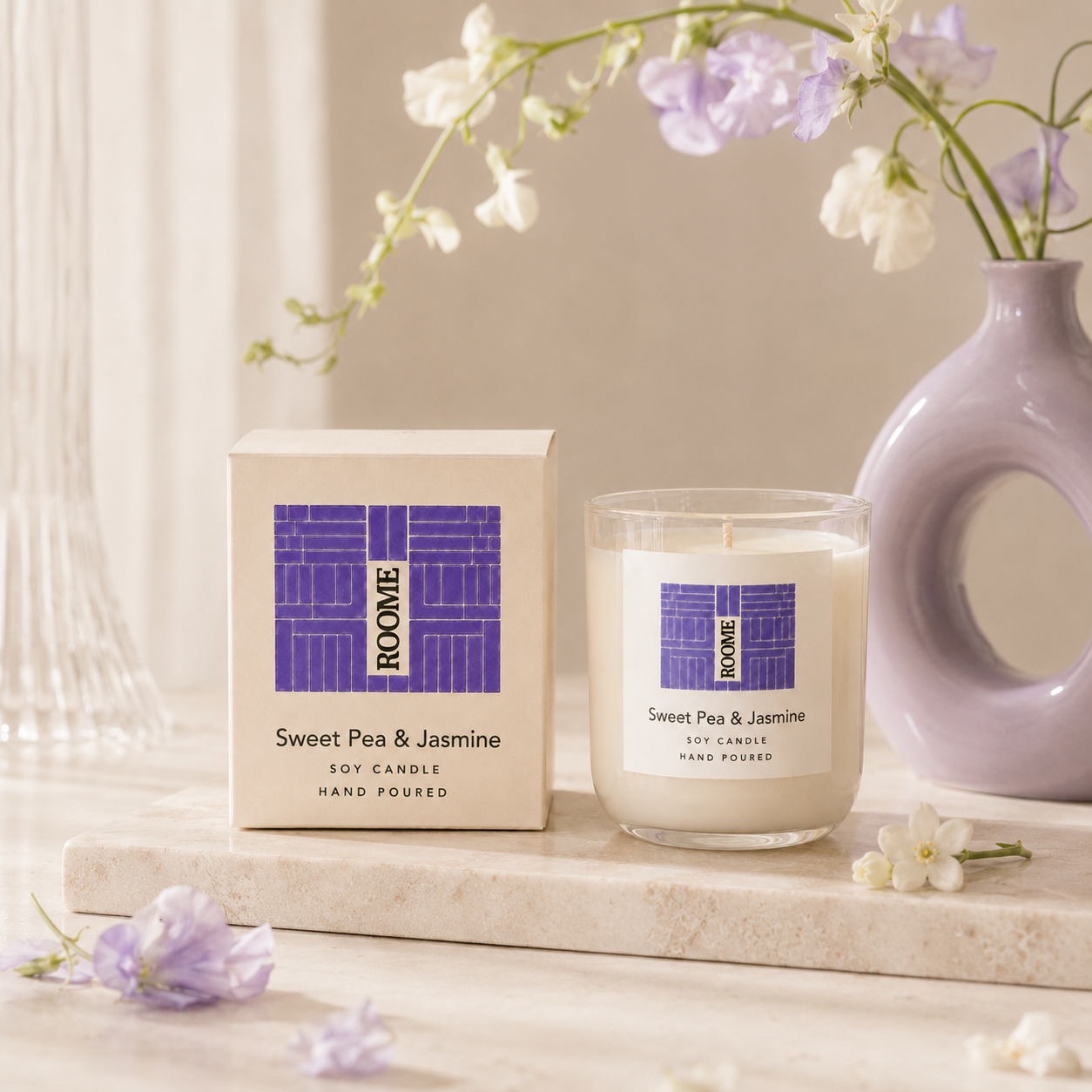 Sweet Pea & Jasmine Candle