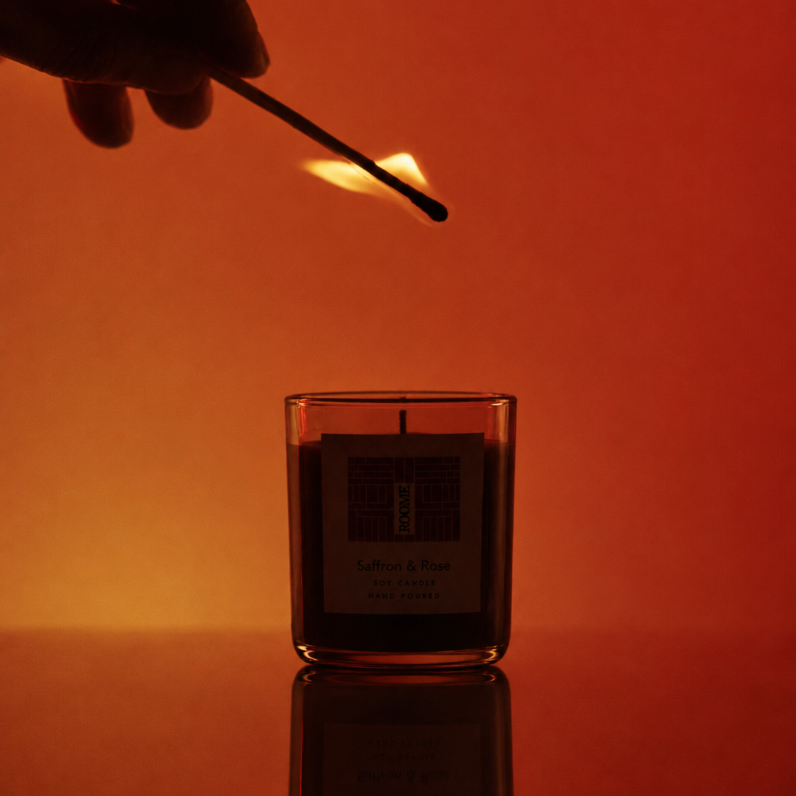 Saffron & Rose Candle