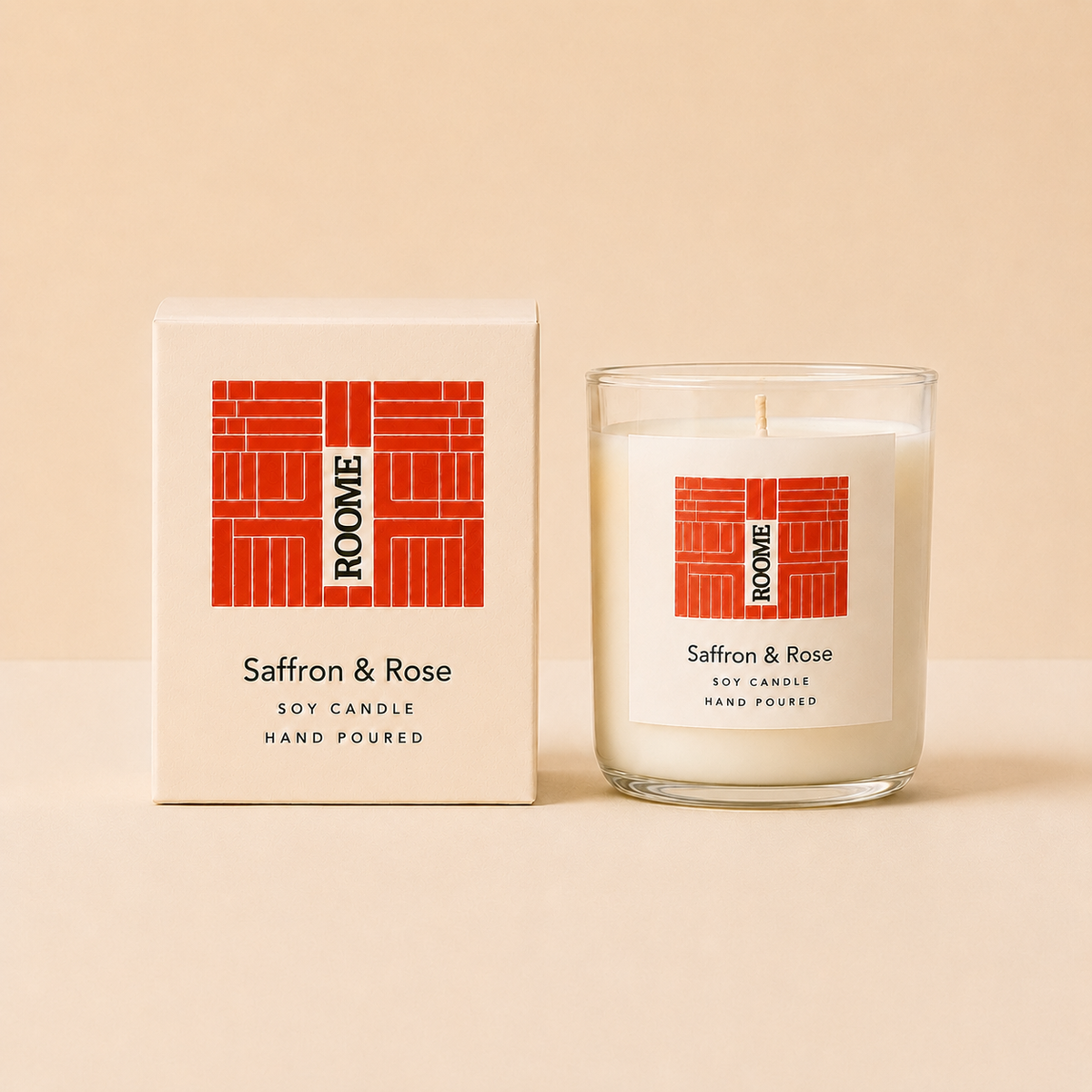 Saffron & Rose Candle