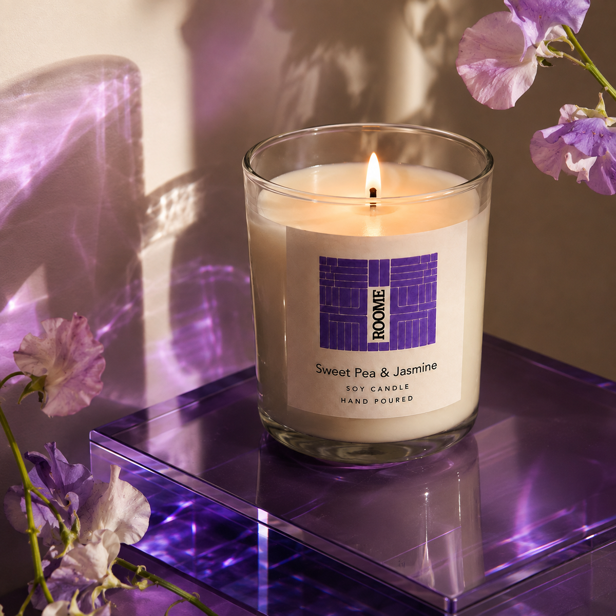Sweet Pea & Jasmine Candle