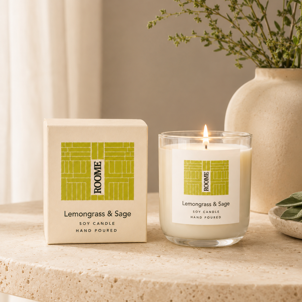 Lemongrass & Sage Candle