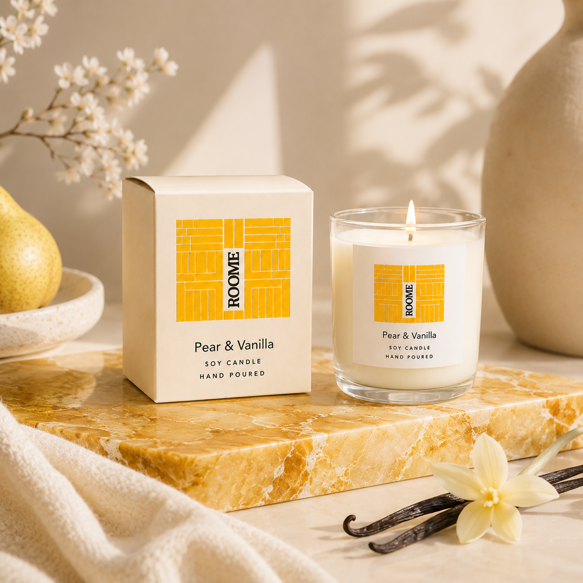Pear & Vanilla Candle