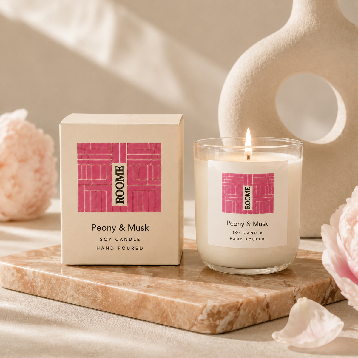 Peony & Musk Candle