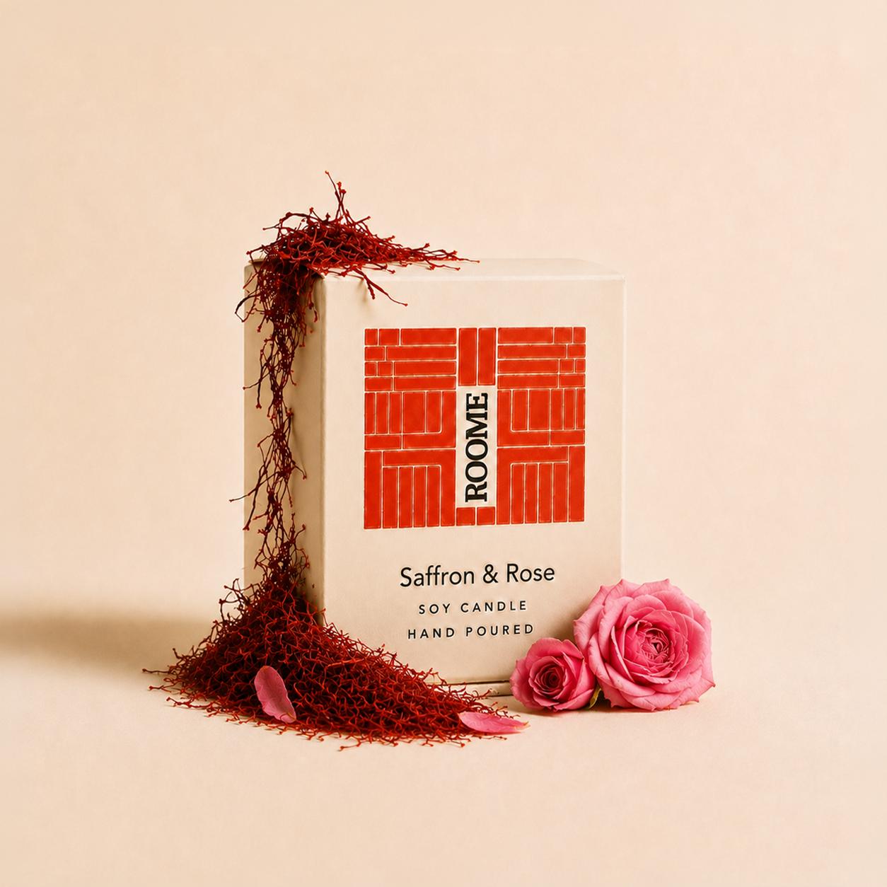Saffron & Rose Candle
