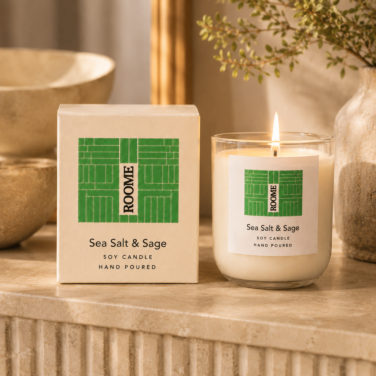 Sea Salt & Sage Candle