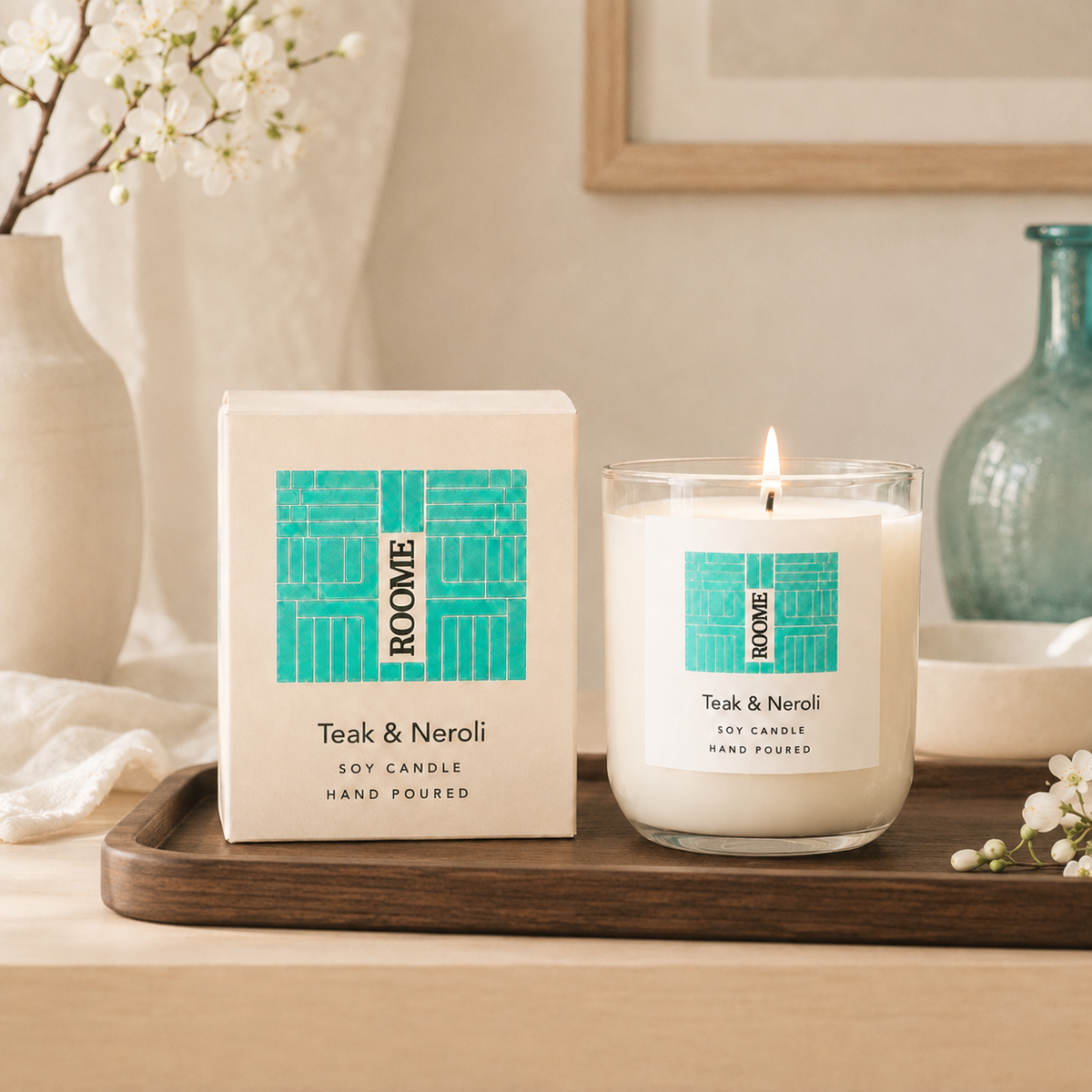 Teak & Neroli Candle