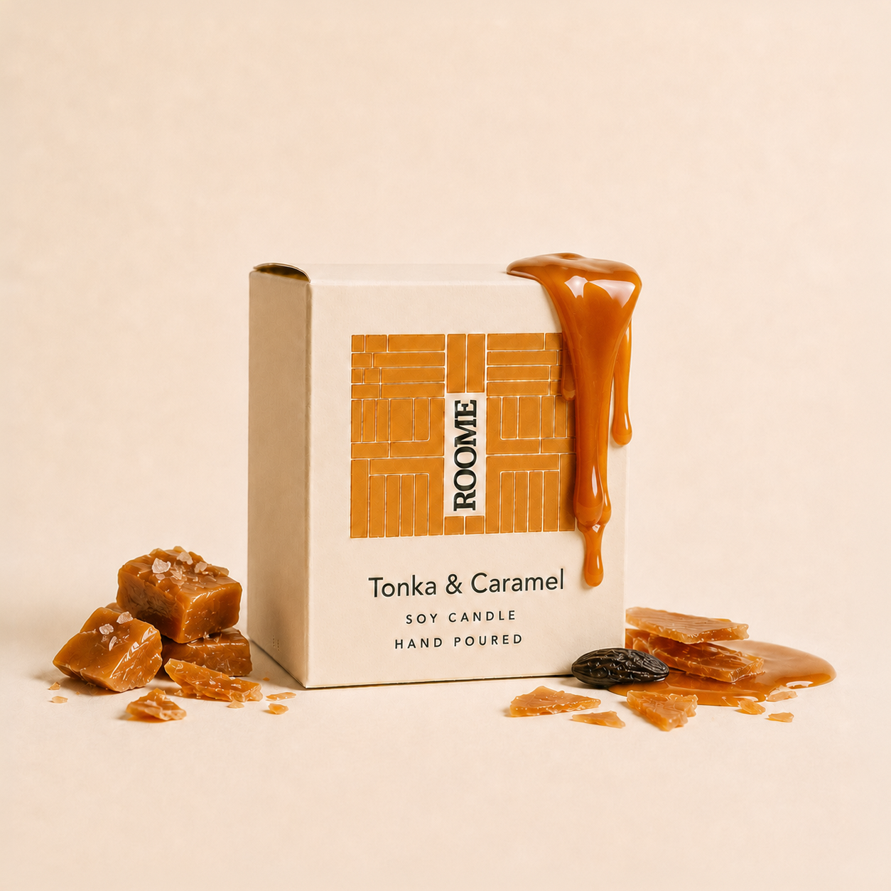 Tonka & Caramel Candle